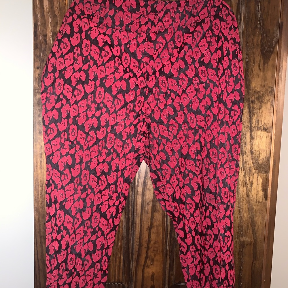 Lane Bryant leopard pants